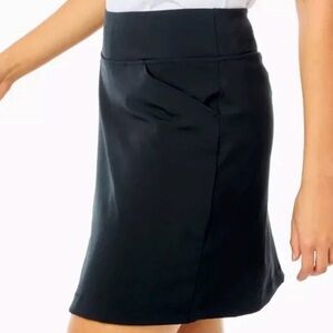 Women’s Lilly Pulitzer Luxletic Monica Black Onyx Skort UPF 50+ Size 8
